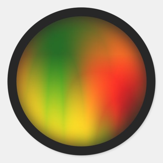 ラスタスプラッシュ色 ラウンドシール (正面)