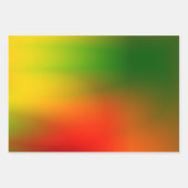 ラスタスプラッシュ色 ラッピングペーパーシート (正面2)