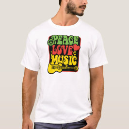 ラスタピースラブミュージック Tシャツ