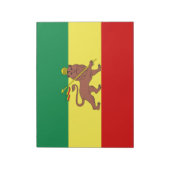 ラスタファリアン国旗(ラスタファリアン主義)(ラスタ) ノートパッド (回転)