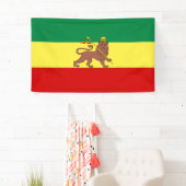 ラスタファリアン国旗（ラスタファリアン主義）(ラスタ) 横断幕 (インサイチュ)