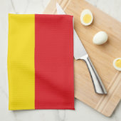 ラスタファリア国旗のラスタエチオピア キッチンタオル (四つ折り)