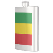 ラスタファリア国旗のラスタエチオピア フラスク (左)