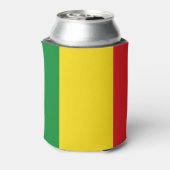 ラスタファリア国旗のラスタエチオピア 缶クーラー (缶裏面)