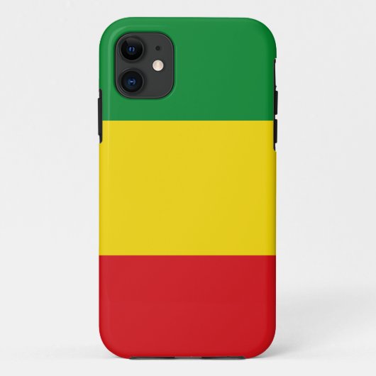ラスタファリア国旗のラスタエチオピア Case-Mate iPhoneケース (裏面)