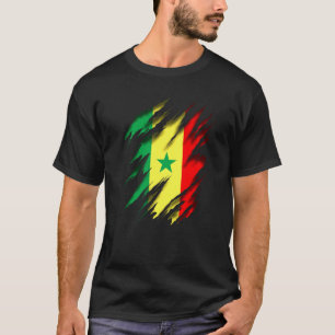 ラスタファリラスタセネガル国旗 Tシャツ
