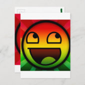 ラスタファリレゲエラップの ポストカード (正面/裏面)