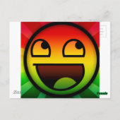 ラスタファリレゲエラップの ポストカード (裏面)