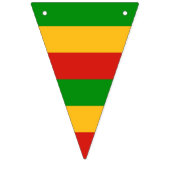 ラスタファリ国旗の色 – ストライプ バンティングフラッグ (第2の旗)
