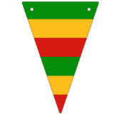 ラスタファリ国旗の色 – ストライプ バンティングフラッグ (第1の旗)