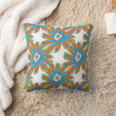 ラスタフローラ抽象芸術繊維プリント クッション (ブランケット)