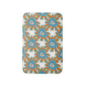 ラスタフローラ抽象芸術繊維プリント バスマット (正面縦)