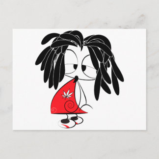 ラスタマン人形 ポストカード