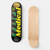ラスタメディカル 21.5cm スケートボードデッキ (正面)