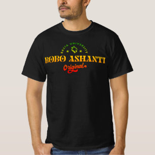 ラスタユニバーシティボボアシャンティオリジナルレゲエ Tシャツ