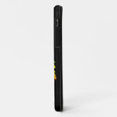 ラスタライオンの頭部 赤 黄 緑のドローイング ジャマイカ Case-Mate iPhoneケース (裏面/左)