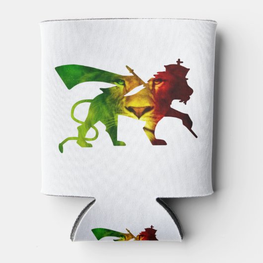 ラスタライオンオブユダ 缶クーラー (正面)