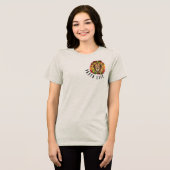 ラスタライオンヘッド赤い緑の黄色ジャマイカ実在 トライブレンドTシャツ (正面全面)