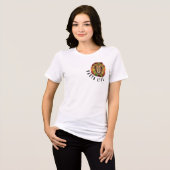 ラスタライオンヘッド赤い緑の黄色ジャマイカ実在 トライブレンドTシャツ (正面全面)