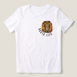 ラスタライフ ライオン ヘッド 赤 緑 黄 ジャマイカ 本物 トライブレンドTシャツ