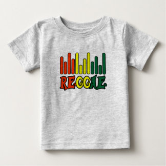 ラスタレゲエグラフィティフラッグスポット ベビーTシャツ
