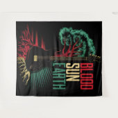 ラスタレゲエタペストリー タペストリー (正面(横))