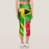 ラスタレゲエパーティーハイウェイストキャプリス カプリレギンス (裏面)
