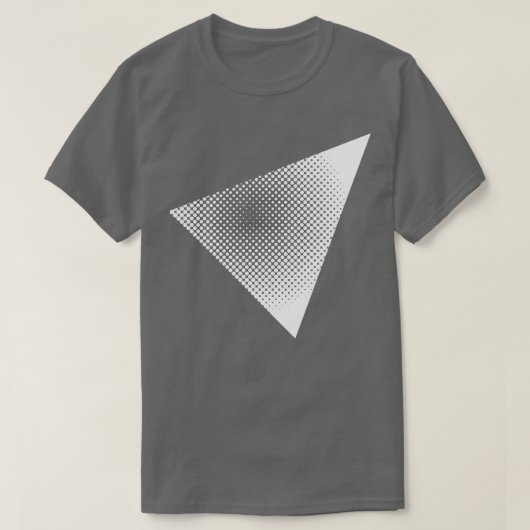 ラスター三角形 Tシャツ (デザイン正面)