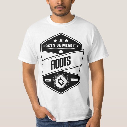 ラスタ大学ルーツグッドビーブレゲエ Tシャツ (正面)