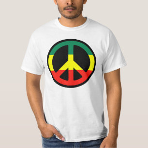 ラスタ平和のシンボル Tシャツ