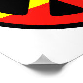 ラスタ平和シンボル ポスター (角)