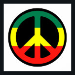 ラスタ平和シンボル ポスター<br><div class="desc">ラスタ和平看板ポスター。</div>
