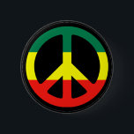 ラスタ平和シンボル 缶バッジ<br><div class="desc">ラスタの平和記号ボタン。</div>