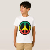 ラスタ平和 Tシャツ (正面フル)