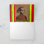 ラスタ式の前に朗読された喫煙祈りの言葉 カード (内部)