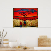 ラスタ最後の晩餐 ポスター (キッチン)