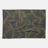 ラスタ波 キッチンタオル (横)