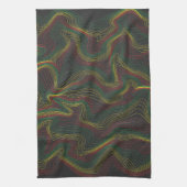 ラスタ波 キッチンタオル (縦)