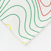 ラスタ波 フリースブランケット (角)