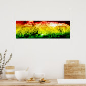 ラスタ獅子ポスター ポスター (キッチン)