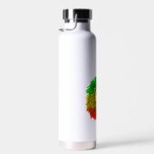 ラスタ獅子頭レッド黄緑スケッチジャマイカ ウォーターボトル (右面)