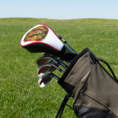 ラスタ獅子頭レッド黄緑スケッチジャマイカ ゴルフヘッドカバー (インサイチュ)