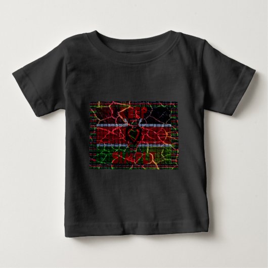 ラスタ色 ベビーTシャツ (正面)