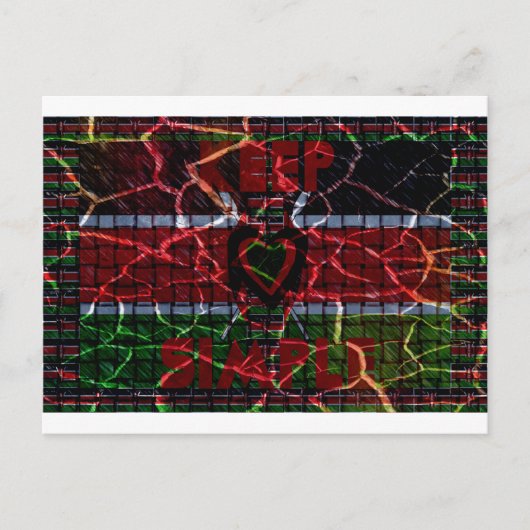 ラスタ色 ポストカード (正面)