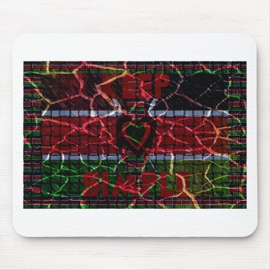 ラスタ色 マウスパッド (正面)