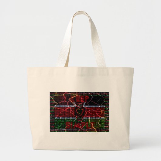 ラスタ色 ラージトートバッグ (正面)