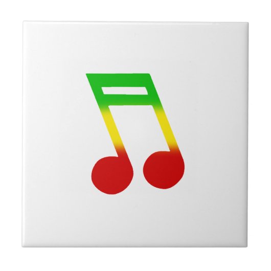 ラスタ音楽ノート タイル (正面)