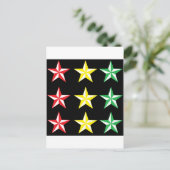 ラスタ&ブラックスターズ ポストカード (スタンド正面)