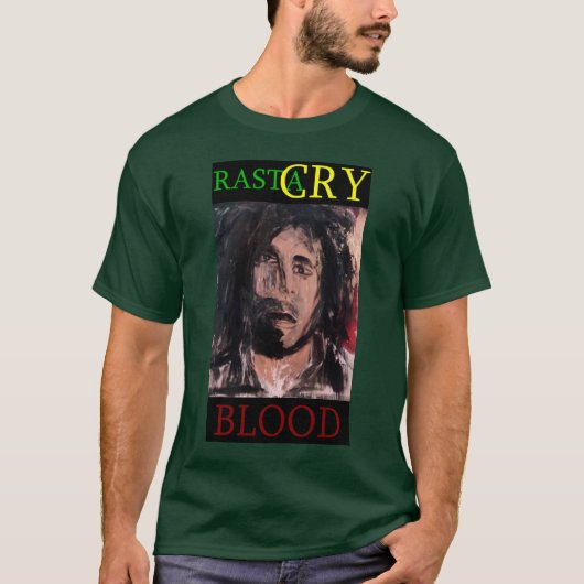 ラスタ 泣き叫ぶ血 Tシャツ (正面)