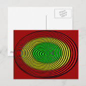 ラスタ – 緩和曲線 – hi ポストカード (正面/裏面)